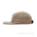 5 paneel corduroy camper hoed